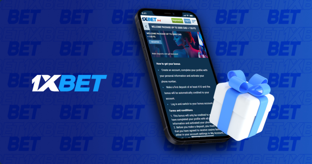 How to register with bonus at 1xBet